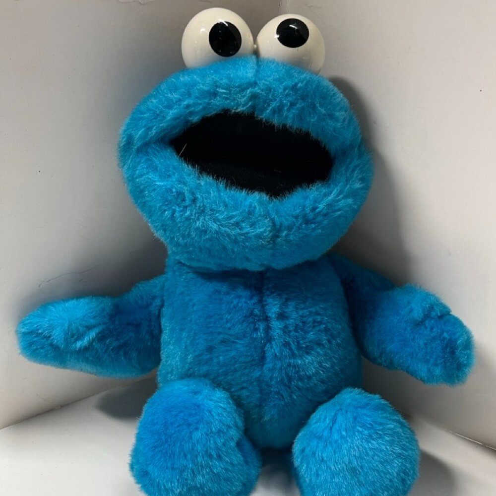 Vintage Tyco Talking Cookie Monster Sesame Street Not Tested 1996 15" Plush